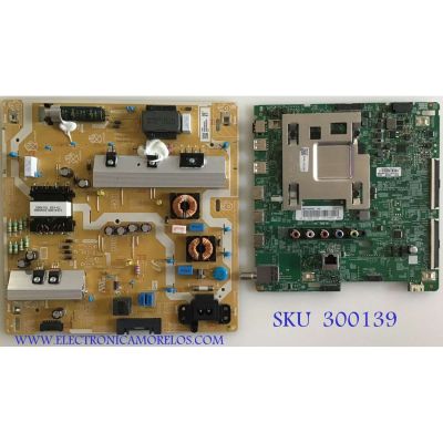 KIT DE TARJETAS PARA TV SAMSUNG / NUMERO DE PARTE MAIN BN94-14152F / BN41-02703A / BN97-15650B / BN9414152F / FUENTE BN4400932Q / L55E7_RHS / BN44-00932Q / PANEL CY-NN055HGLVFH / MODELO UN55RU740 / UN55RU740DFXZA FA01